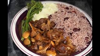 How To Make Perfect Rice and Peas Jamaican Cooking  Step By Step Recipe The Real Heavenly Bites [upl. by Gaal]