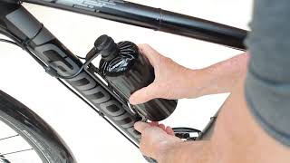 How to use the new Cytronex electric bike conversion kit water bottle battery holder [upl. by Yelsna986]