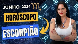 ESCORPIÃO JUNHO 2024 💘💰 VIVA A VIDA DESAPEGUE DEIXE FLUIR [upl. by Ivey885]