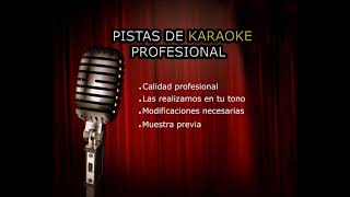 Charo  Quique Gonzalez KARAOKE  PISTA PROFESIONAL [upl. by Dahl]