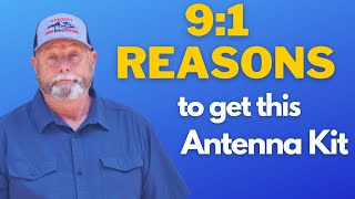 A DIY antenna kit from Coffee and Ham Radios 9 1 EFRW [upl. by Hahsia]