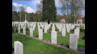 Holten Canadian War Cemetery in the Great War [upl. by Arlie]