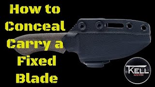 How to Conceal Carry EDC your Knife [upl. by Lodmilla]