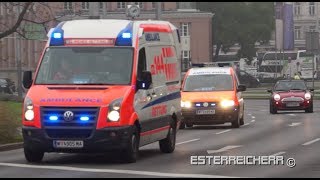 RTW  NEF Rettungsdienst Wien  Dauerhorn [upl. by Aala]