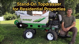 For landscapers a standon topdresser for residential properties [upl. by Nauqed]