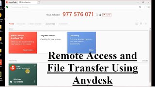 Installing and Using Anydesk for Remote access [upl. by Bihas167]