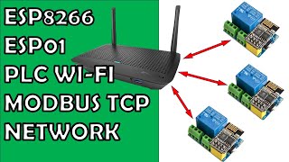 How to Build ESP8266 ESP01 WIFI Relay Network  Home Automation [upl. by Sueddaht392]