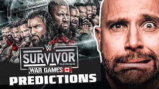 My WWE Survivor Series 2024 Predictions [upl. by Yerffoj]