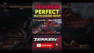 Heihachi Perfect Death Combo Setup Online tekken8 heihachi jdcr [upl. by Pfister]