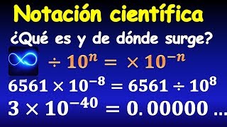 02 Notación científica ¿Qué es Parte 2 [upl. by Wachtel]