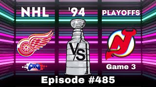 NHL 94 Gameplay — Red Wings vs Devils  Episode 485 [upl. by Carena11]