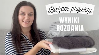 Knitting Vlog 16 Bieżące projekty i kącik hafciarski [upl. by Mae]