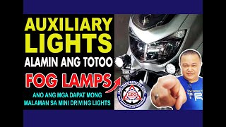 AUXILIARY LIGHTS OR LAMPS OR MINI DRIVING LIGHTS MGA DAPAT MALAMAN LTO GUIDELINES Edashirph [upl. by Florina]