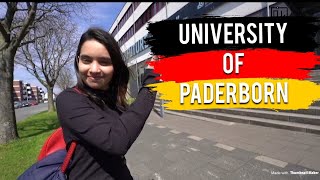 UNIVERSITY OF PADERBORN CAMPUS TOUR BY NIKHILESH DHURE Universität Paderborn [upl. by Molahs]