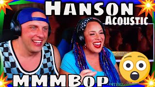 FIRST HANSON REACTION MMMBop Acoustic by Hanson  Greatest Hits 2016  THE WOLF HUNTERZ REACTIONS [upl. by Aihseym]