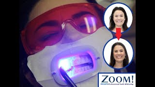 TEETH WHITENING Professional Phillips Zoom Whitening  First Time [upl. by Gottwald]