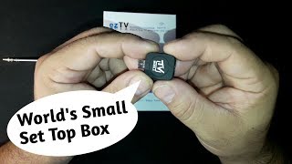 Worlds Small Tv Set Top Box Small Satellite Receiverdvb t2 dongle [upl. by Carmel]