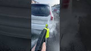 ‼️ Volvo XC60 R Design Pro Snow Foamed ‼️ shorts asmr shortsvideo satisfying [upl. by Gardel4]