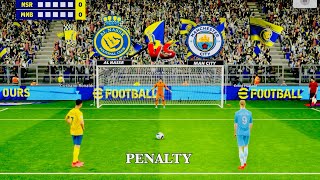 ALNassr vs Man City Penalty Kick 🔥 Cristiano Ronaldo vs Erling Haaland 🥰 [upl. by Pandora]