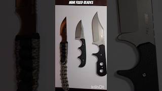 mini Fixed Blades Cold Steel MiniTac  CRKT Minimalist  Kizer Tangram Brevis edc [upl. by Richman]