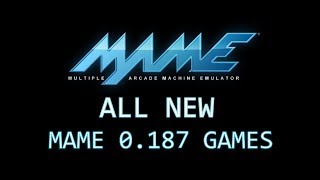 All new MAME 0187 games [upl. by Hareehat]