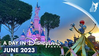 📅 A Day in Disneyland Paris June 2023 [upl. by Sollars96]