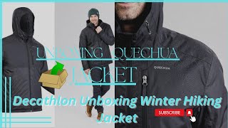 Decathlon  QUECHUA  Men’s Waterproof Winter Hiking Jacket  SH100 XWARM 10°C  Black  Unboxing [upl. by Gilmour]