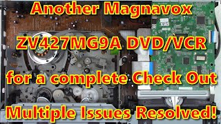 Magnavox DVDVCR Combo ZV427MG9A that had multiple issues with the DVD amp VCR parts It is good now [upl. by Kudva]