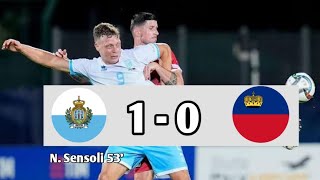 San Marino vs Liechtenstein 10 Highlights  UEFA Nations League 2024 eFootball Game Play [upl. by Kate]