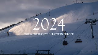 Top 10 Best Ski Resorts In Eastern Europe 2024 [upl. by Amlus686]