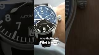 IWC Big PilotFrom Sky to Style IWCBigPilot AviationWatch LuxuryWatches PilotWatch WatchHistory [upl. by Nyltak316]