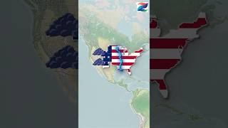 How America Expanded From Small Colony to Vast Nation 🇺🇸 shorts america geography history maps [upl. by Eiramana]