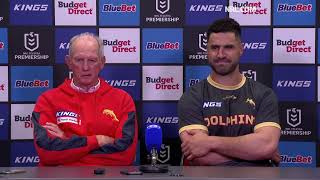 Wayne Bennett Post game interview Vs the storm [upl. by Eiggam388]