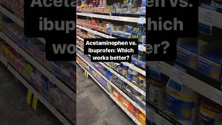 🥊 Acetaminophen vs Ibuprofen Which works better [upl. by Naida]