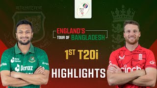 1st T20i  Highlights  Bangladesh vs England [upl. by Tito42]