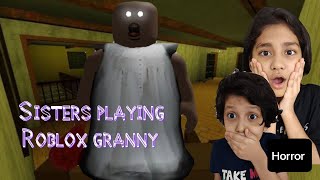 Roblox granny👵 sisters 👭playing [upl. by Llenhoj]