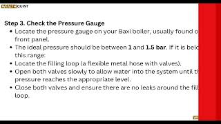 Baxi Boiler How To Turn Heating On [upl. by Azilanna]