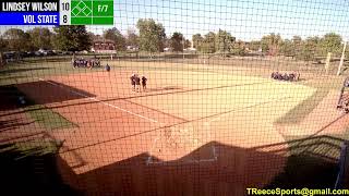 Vol State Softball vs Lindsey Wilson Gm 2 20241011 [upl. by Trilbee]