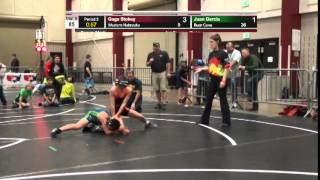 Dual 3  85 LBS  Gage Stokey Western Nebraska vs Juan Garcia Bear Cave [upl. by Macey]