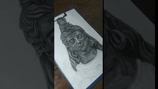 🔥Bhola Baba Ki Face Shading Part3 art sketch shorts shortsfeed [upl. by Tigges461]