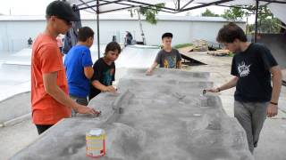 Concrete fingerboard park in Kladno [upl. by Ayouqes]