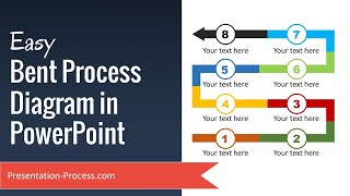 Easy Bent Process Diagram in PowerPoint [upl. by Jocko]