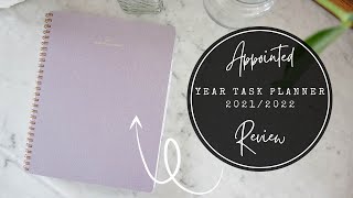 Appointed Year Task Planner Review With Pen Test 20212022 Edition [upl. by Llydnek]