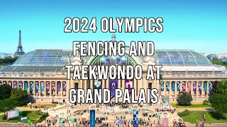 2024 Olympics Fencing and Taekwondo at Grand Palais ⚔️🥋 olympics paris [upl. by Olegnaid]