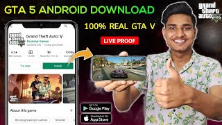 How to Download GTA 5 For Android  Download Real GTA 5 on Android 2022  GTA 5 Mobile Download [upl. by Dnalel]