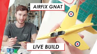 🔴 Model Building  Chill Vibes Airfix Gnat Build [upl. by Ahset]