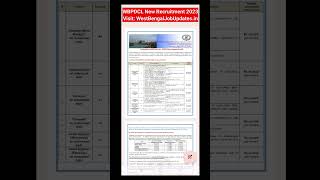 WBPDCL Recruitment 2023  West Bengal Electricity Recruitment 2023 [upl. by Gurias359]