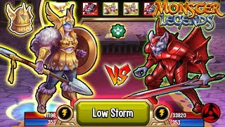 🔴Monster Legends OLNIR level 130 vs CAIN 130 🔥 review combat [upl. by Rodablas]