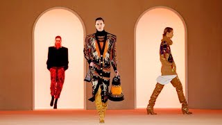 Balmain  Fall Winter 20202021  Full Show [upl. by Ainolopa]