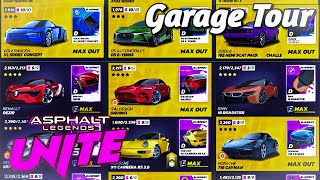 My Garage Tour  Asphalt Legends Unite [upl. by Endres608]